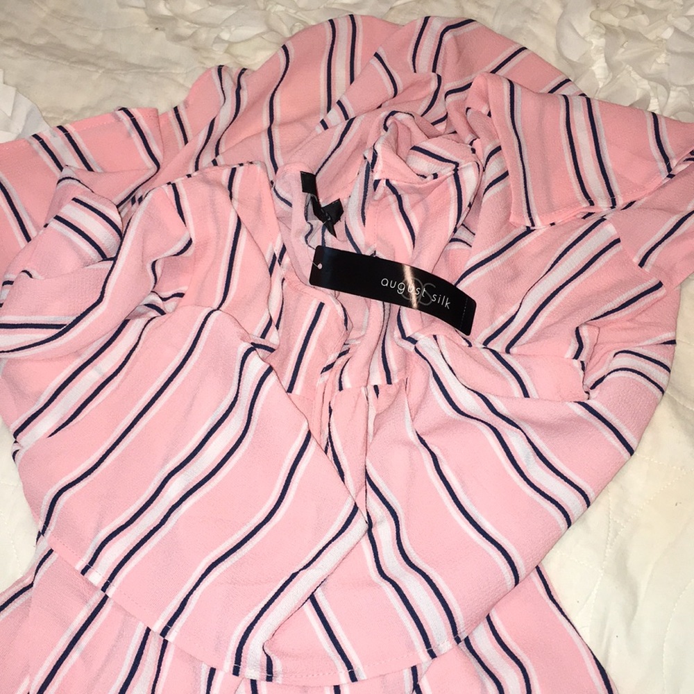 Pink Stipe Top - Picture 2 of 3